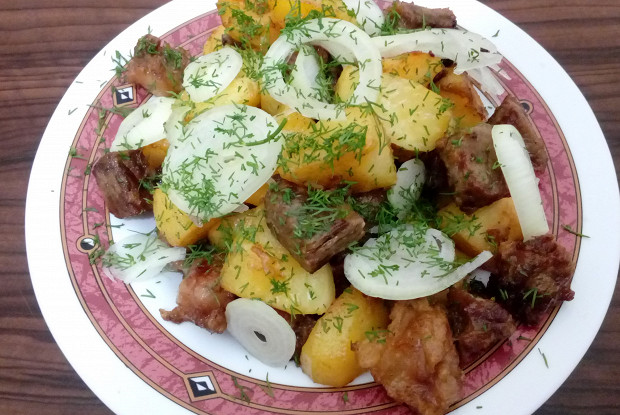 Куурдак с бараниной