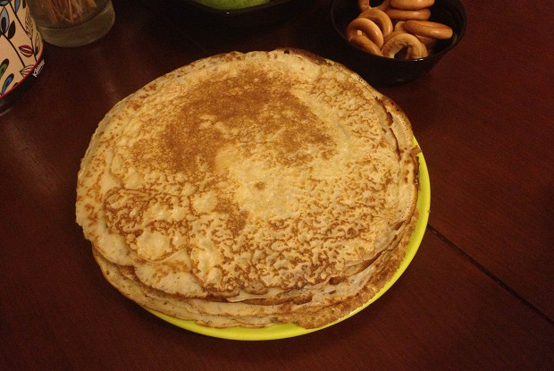 Ажурные сибирские блины