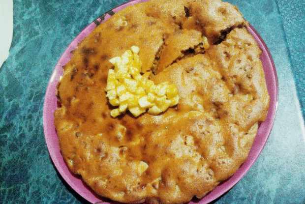 Блонди с бананом и орехами