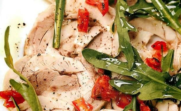 Куриные рулеты с чесноком