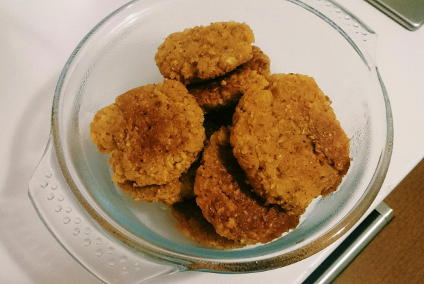 Котлеты из нута с морковью