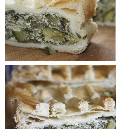 Пирог с мангольдом и рикоттой (Torta di Bietola)