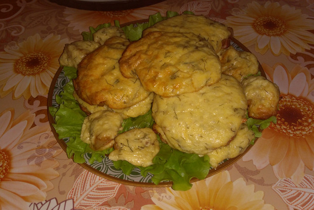 Эскалопы из свинины под сырно-чесночной корочкой