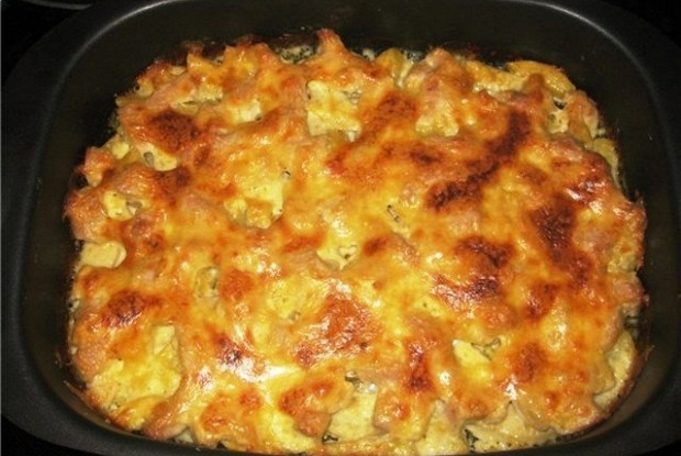 Запеканка из баранины с картофелем