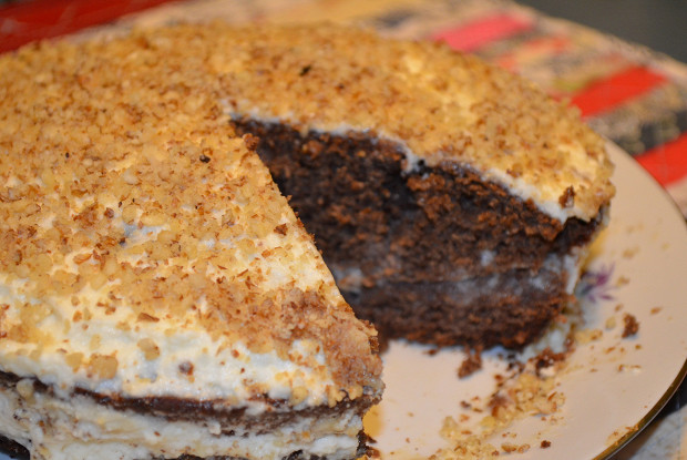 Рецепт торт черемуховый со сметаной рецепт с фото