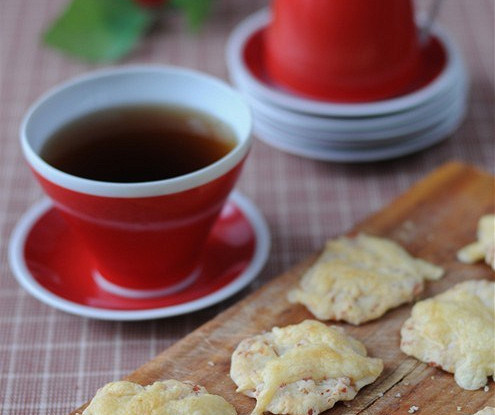 Сырное печенье к чаю