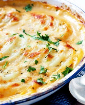 Запеканка с картофелем и помидорами