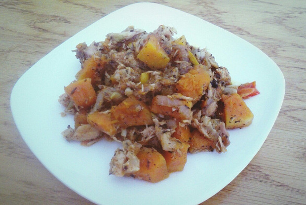 Тыква с индейкой