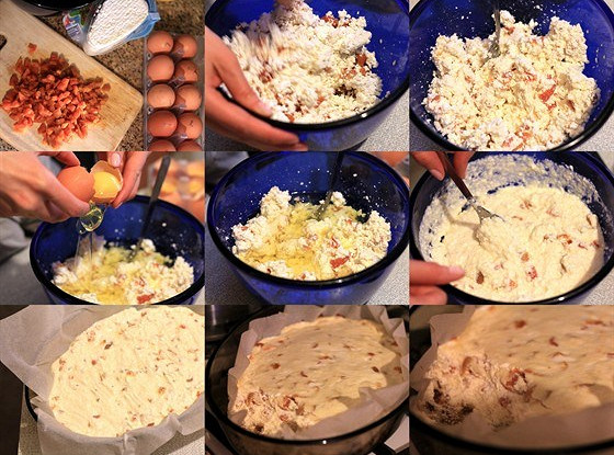 Запеканка из обезжиренного творога с курагой
