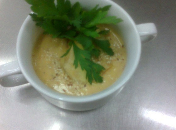 Рыбный суп с крабовым мясом