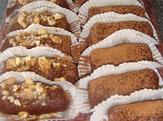 Пирожное «Картошка» с коньяком и грецкими орехами
