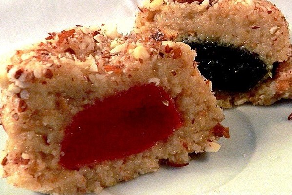 Пирожные без выпечки с мармеладом