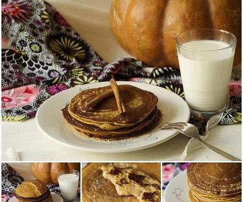 Пряные тыквенные панкейки