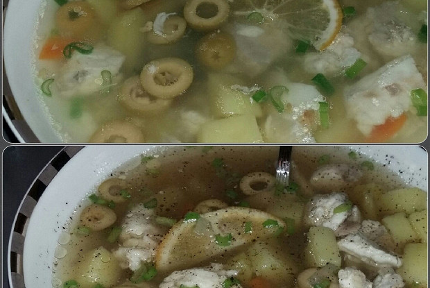Рыбный суп из сибаса