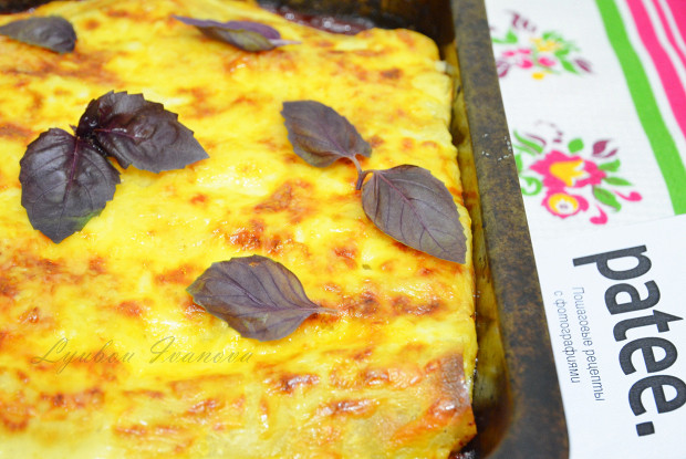 Каннеллони с пикантной мясной начинкой