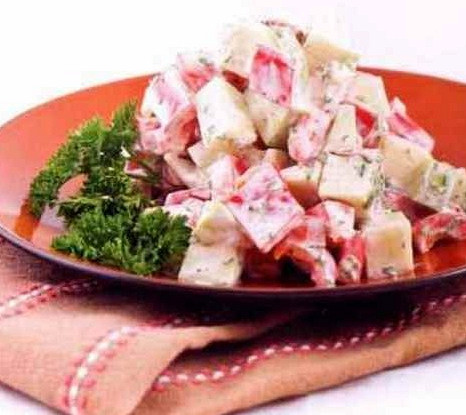 Салат из перца с яблоками