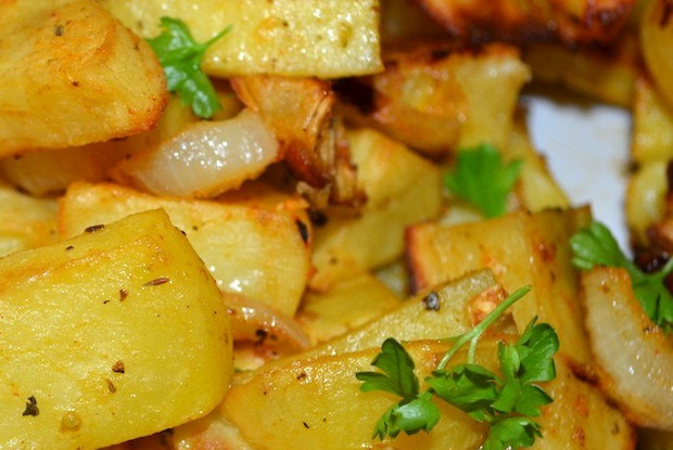 Запеченный картофель по-итальянски