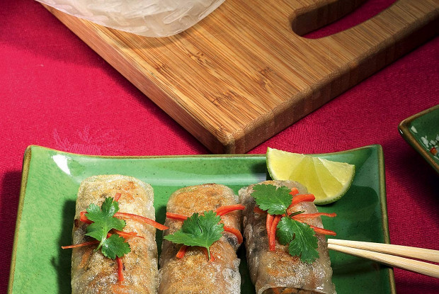 Вьетнамские роллы с мясом ягненка