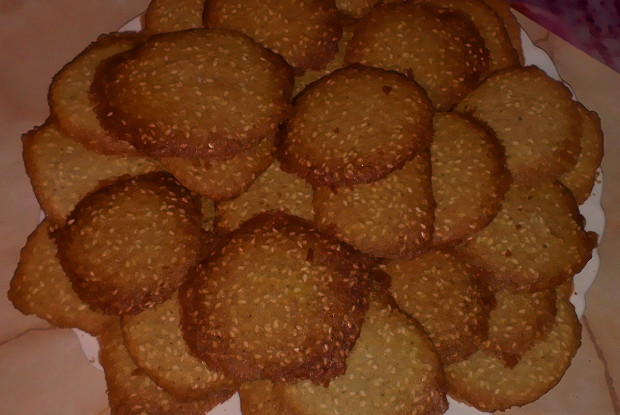 Печенье с кунжутом