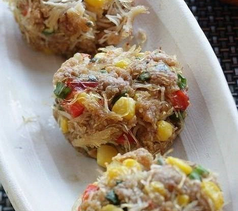 Биточки из крабового мяса