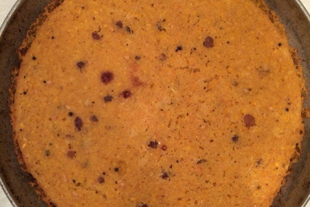 Тыквенный пирог на кукурузной муке