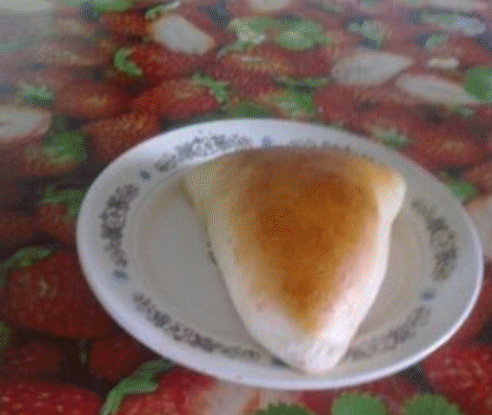 Печеные пирожки с горохом
