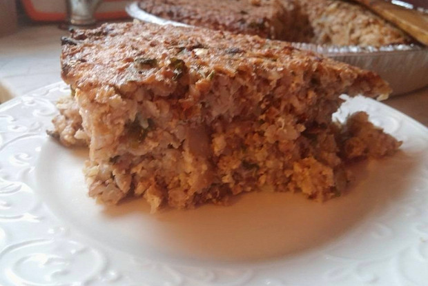 Крупеник (запеканка) из гречки и творога