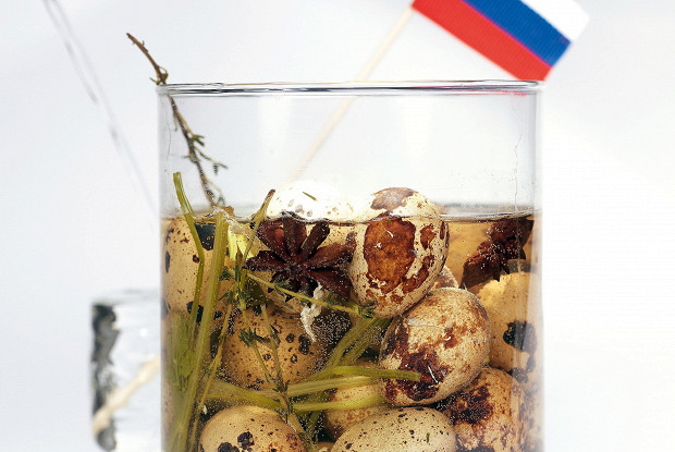 Маринованные перепелиные яйца