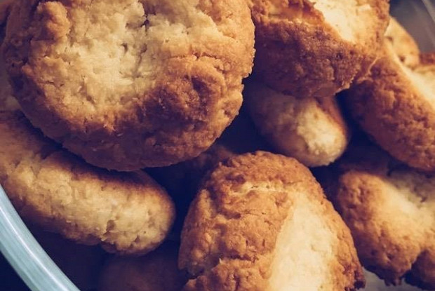 Печенье с кокосовой стружкой