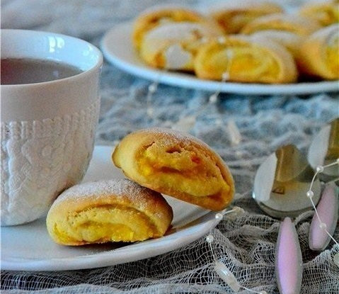 Печенье с апельсиновой начинкой