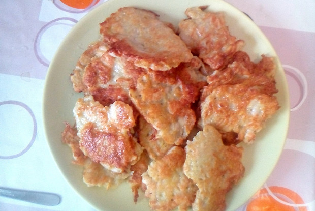 Драники с курицей