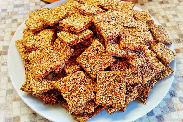 Хлебцы из кунжута