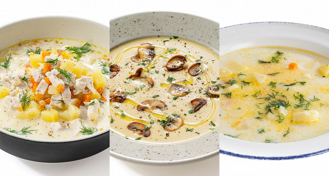 Шесть простых рецептов сырных супов фото