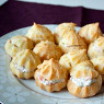 Фотография рецепта Профитроли со сливочным сыром и лососем автор Татьяна Петрухина