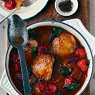 Фотография рецепта Тушеная курица в ароматном томатном соусе Pastitsatha автор Саша Давыденко