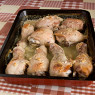 Фотография рецепта Кислосладкие куриные бедрышки с морковью и зеленью автор Саша Давыденко