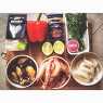 Фотография рецепта Паэлья с каракатицей кальмарами и креветками автор Ална