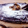 Фотография рецепта Пористый шоколадный торт с панна коттой автор Анна Одер