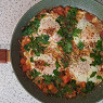 Фотография рецепта Шакшука на сковороде со свежими помидорами автор Изабелла Грачева